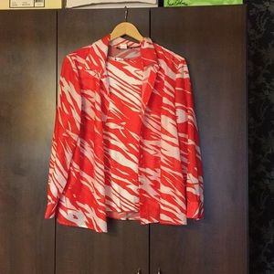 2 piece blouse and tank